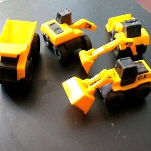 Yellow Construction Vehicle mini Toy Set for Kids
